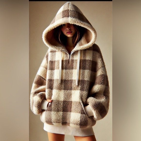 Jackets & Blazers - Sherpa pullover jacket NWT
